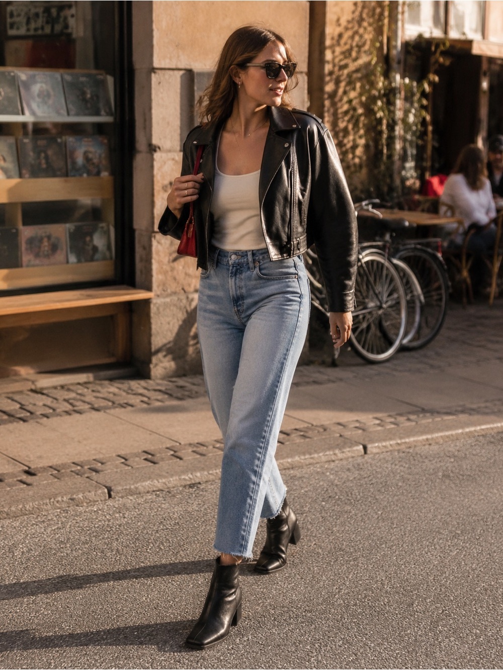 Lucky Brand Cropped Straight-Leg Light Blue Jeans